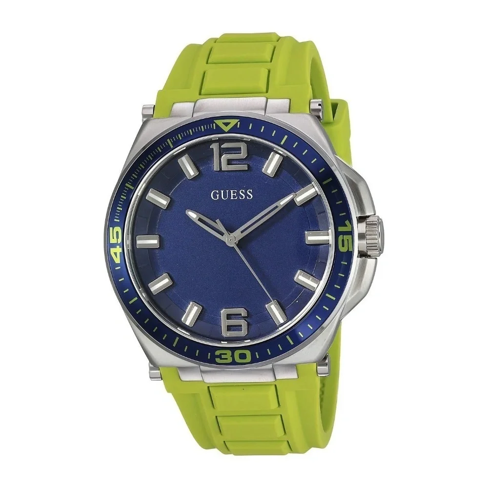 New GUESS Men's Green Sport Watch